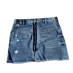 Jean Skirt with zipper